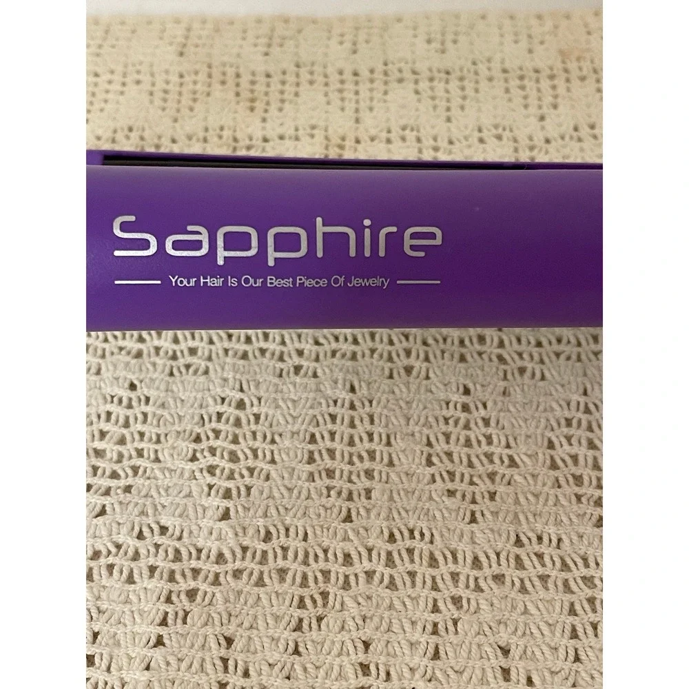 Sapphire Professional Hair Straightener Purple Flat Iron Adjustable 180-450F